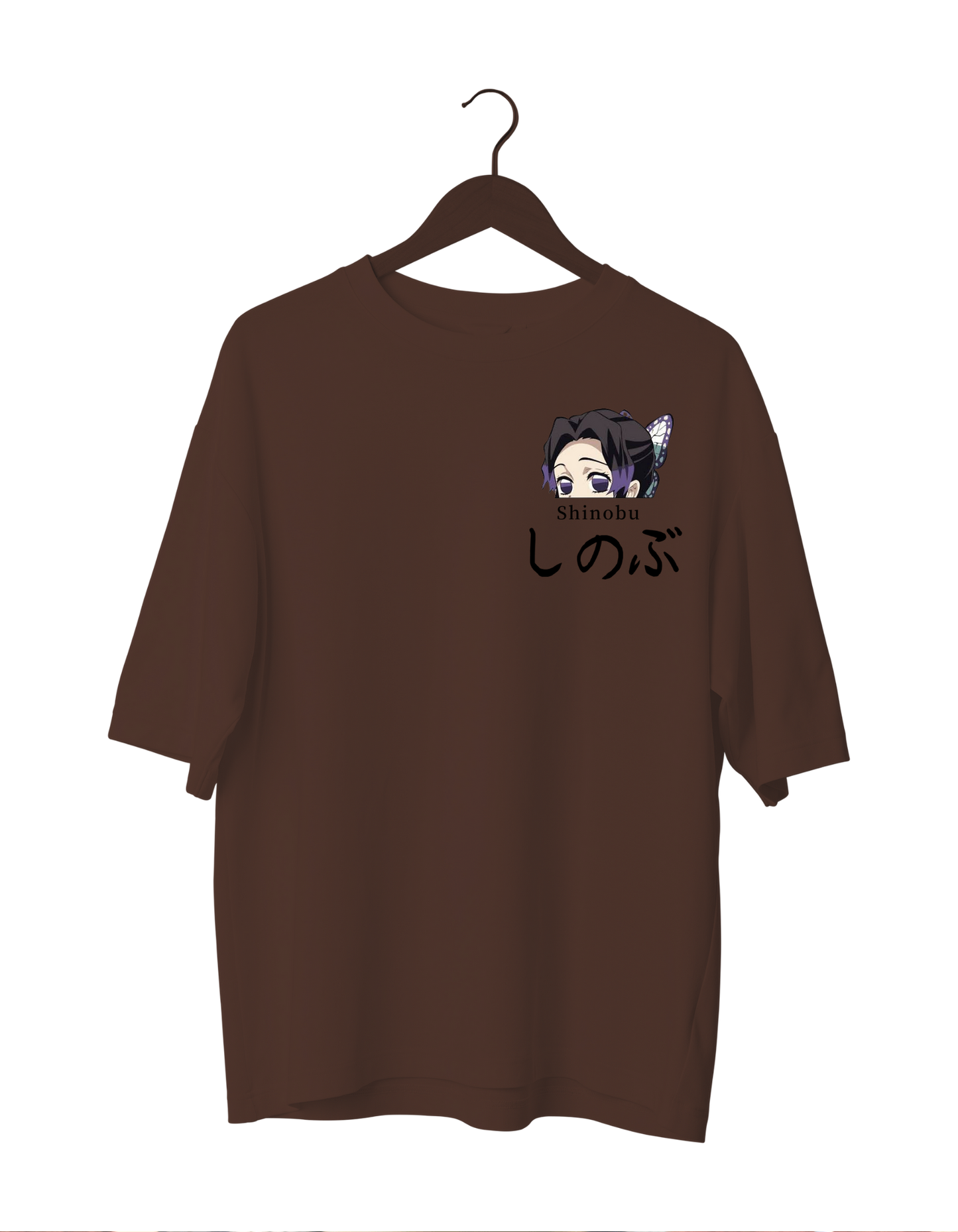Shinobu-Inspired Oversize T-shirt