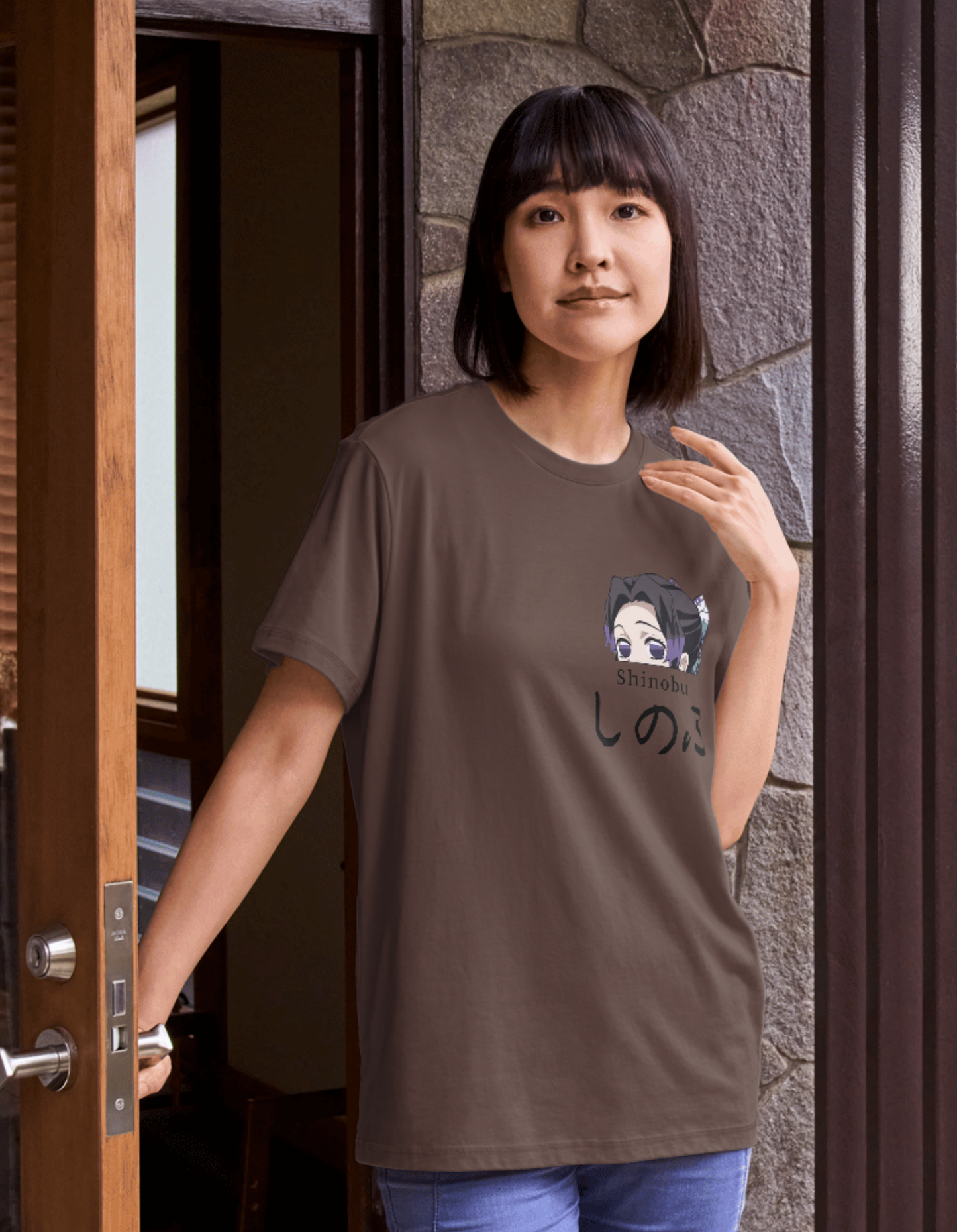 Shinobu-Inspired Oversize T-shirt