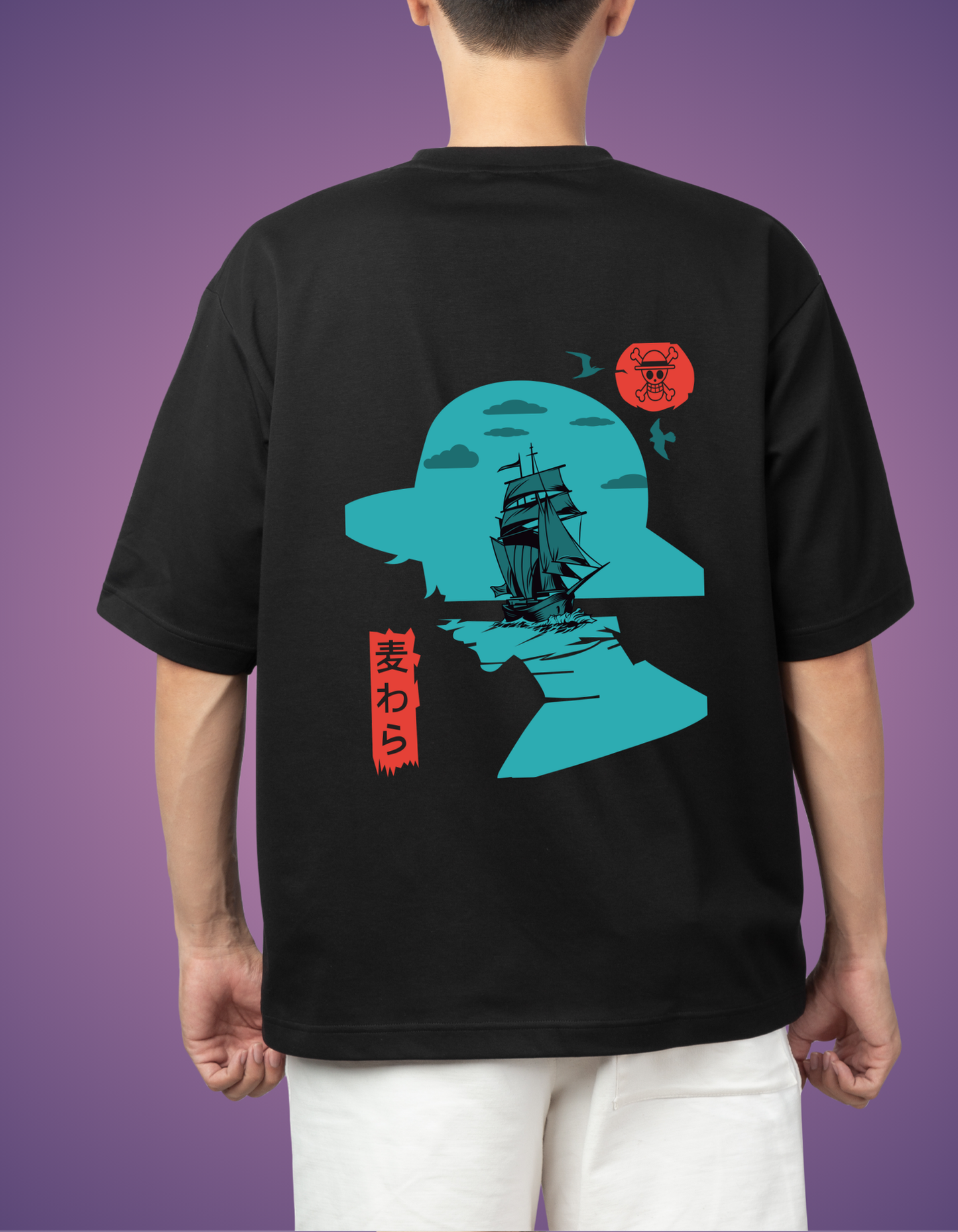 ONE_PIECE_SAIL Oversized T-shirt