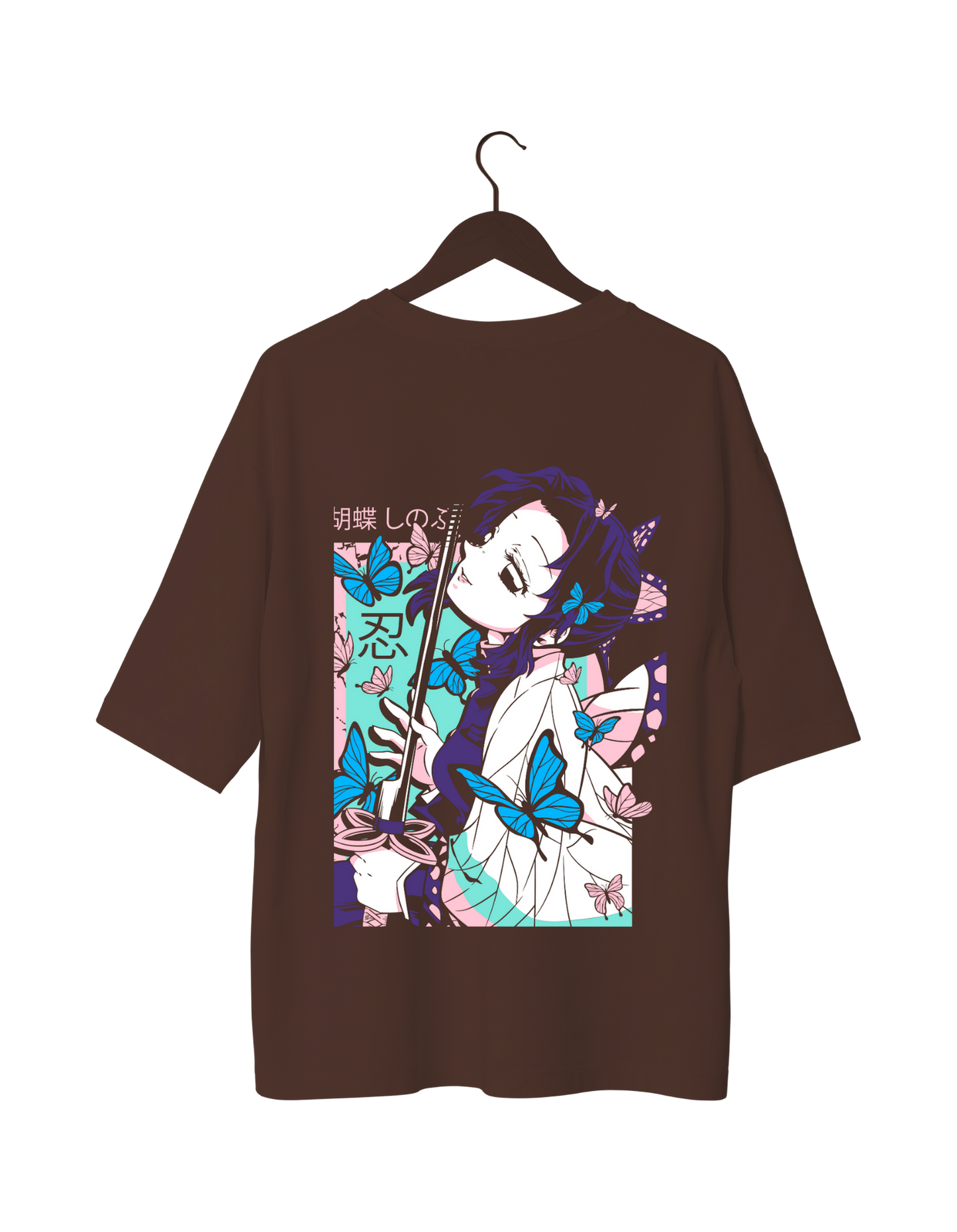 Shinobu-Inspired Oversize T-shirt