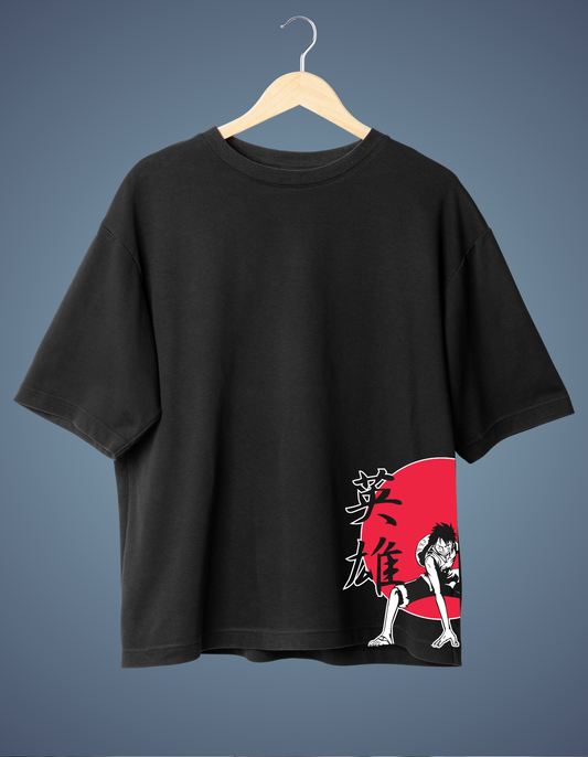 Straw Hat Drip – One Piece Oversized Tee