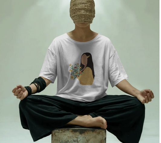 Golden Bloom Oversized Tees