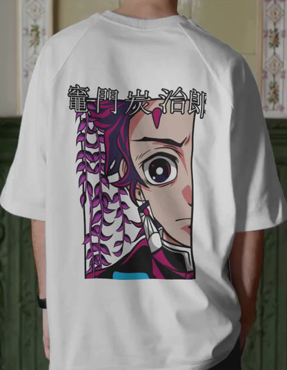 Cursed Power – Demon Slayer Tanjiro Graphic Tee
